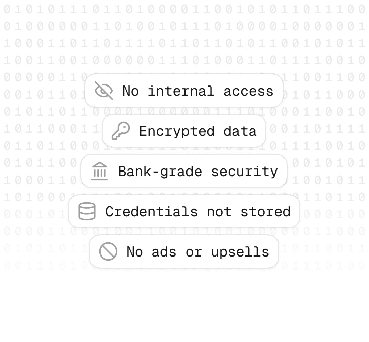 Security features interface